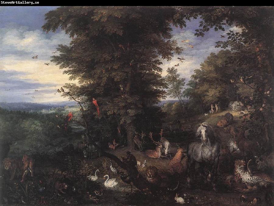 BRUEGHEL, Jan the Elder Adam and Eve in the Garden of Eden